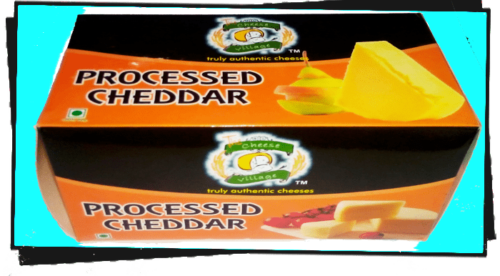 Cheese processed cheddar