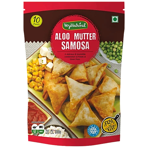 Order Aloo Matar Samosa in bulk at the best prices. Crispy, delicious frozen samosas for restaurants, cafes, and food businesses.