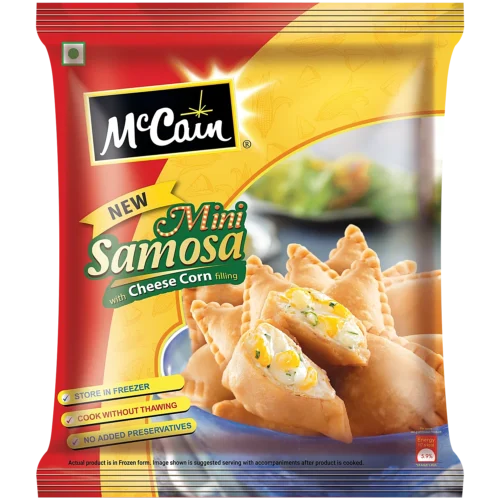 Order Cheese Jalapeno Samosa and Cheese Corn Samosa in bulk. Premium frozen snacks available for restaurants, catering services, and cafes.