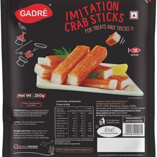 Order Crab Meat Stick in bulk at the best wholesale rates. Premium-quality frozen seafood available for restaurants, hotels, and caterers.