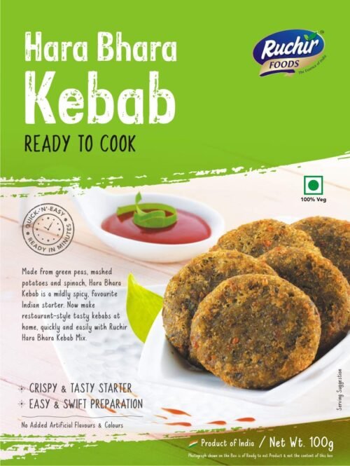 Buy Hara Bhara Kababs in bulk. High-quality, frozen vegetarian kababs for restaurants, cafes, and catering services.