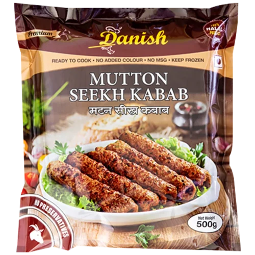 Buy Mutton Seekh Kabab wholesale. Juicy, flavorful frozen mutton kababs available in bulk for restaurants, catering, and food businesses.